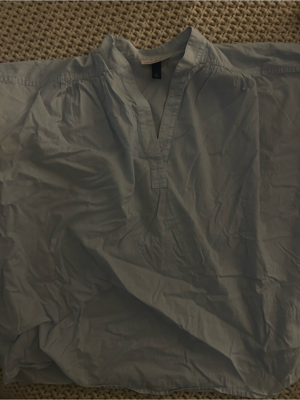 Universal Thread Light Blue Popover Blouse – Size Small